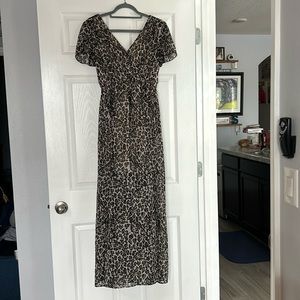 Bailey blue leopard dress